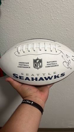 Signed Seahawks ball