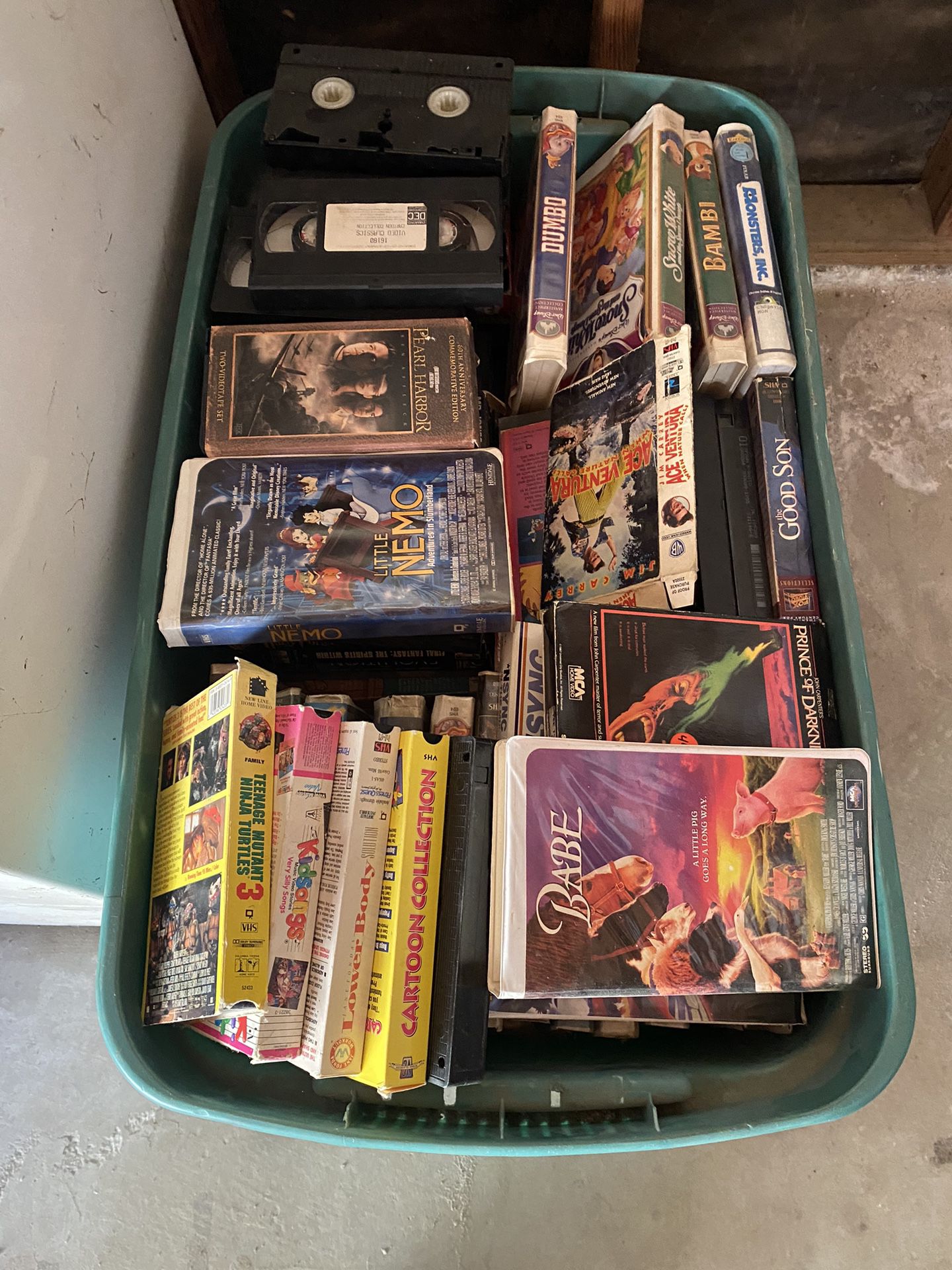 Bunch Of VHS Movies $ 60.00 For All Not Sell Separate 