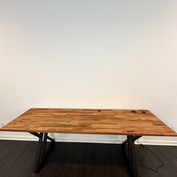 Solid Wood Oversized Computer or Gaming Desk