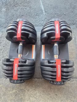 Pair of adjustable dumbbells 52.5