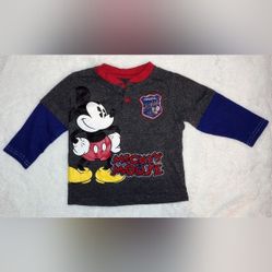 Mickey  Mouse 24 M Long Sleeve Shirt 