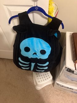 Kids Skeleton Halloween Costume Squishmallow