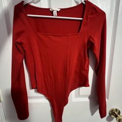 Red Bodysuit 
