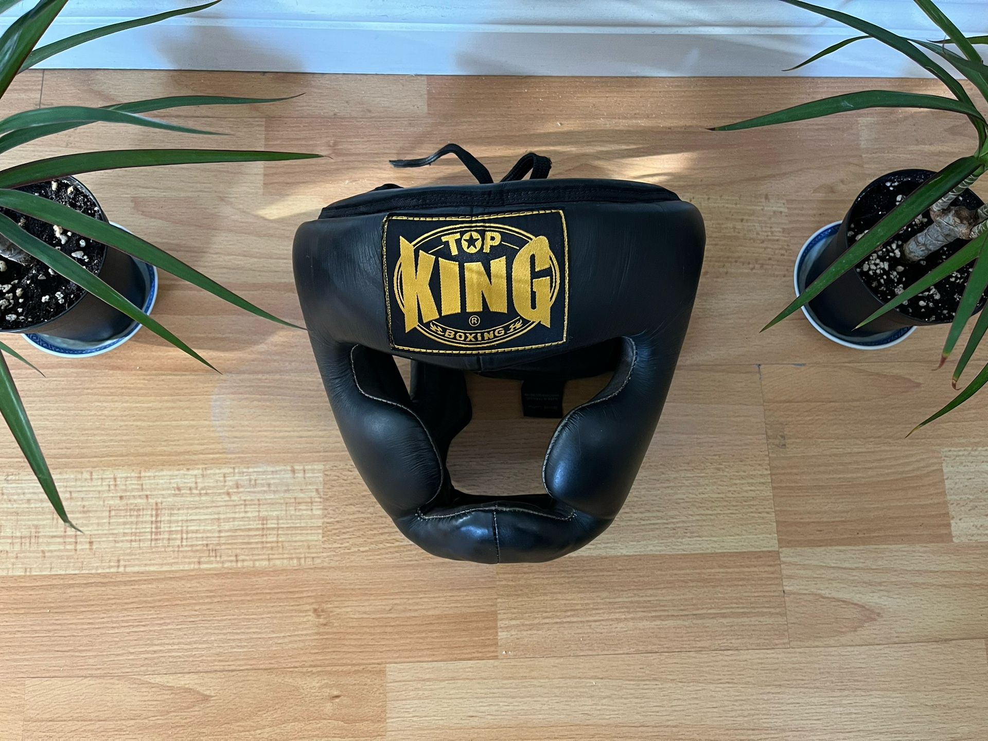 Top King Muay Thai Boxing Headgear - Size Medium