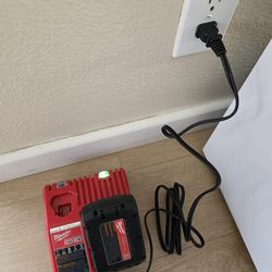 Milwaukee charger with M18 battery set
