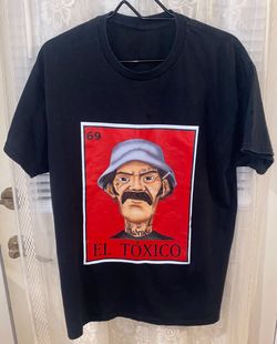 El Toxic Mexican Lotería T Shirt Male Adult L