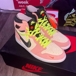 Size 12 Jordan 1 High Switch Peach
