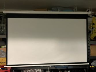 80” Pull Down Projector Screen