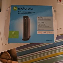 Motorola Modem Plus N450 Router