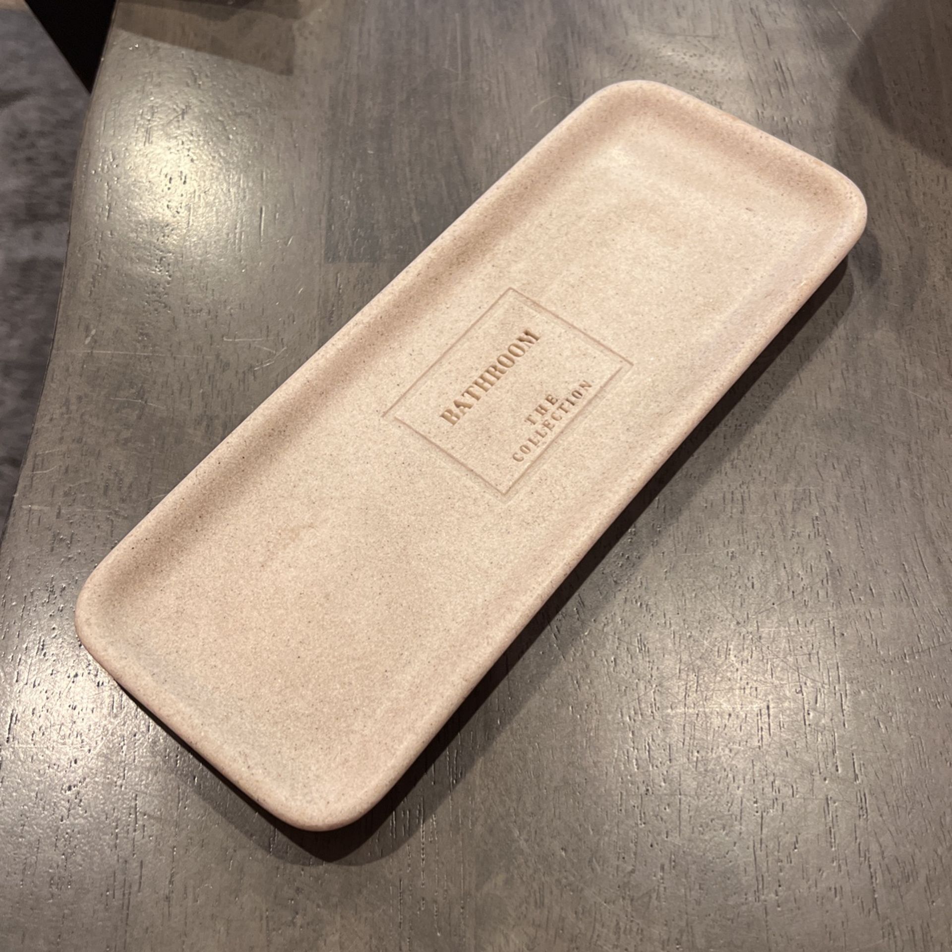 Long bathroom Stone Soap Dish