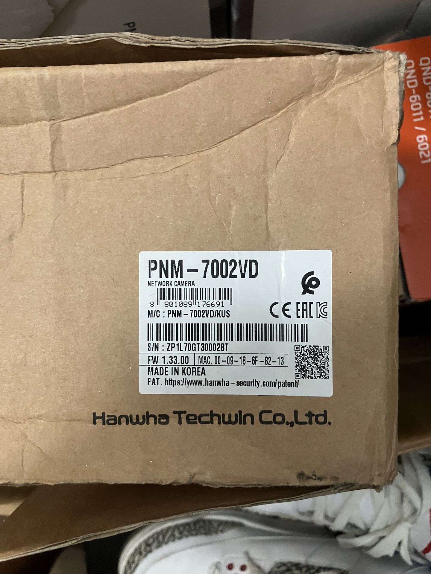 🆕 Hanwha Wisenet PNM-7002VD Dual IP Camera – Brand New