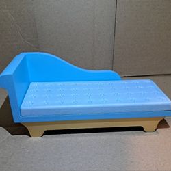 Kidcraft Barbie Blue Doll Chaise Lounge Couch