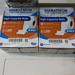 High-capacity rolls toilet paper