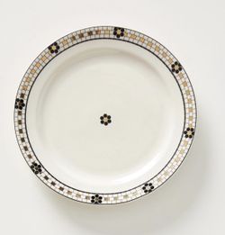 Anthropologie Bistro Tile Side Plates NWT: Set Of Three