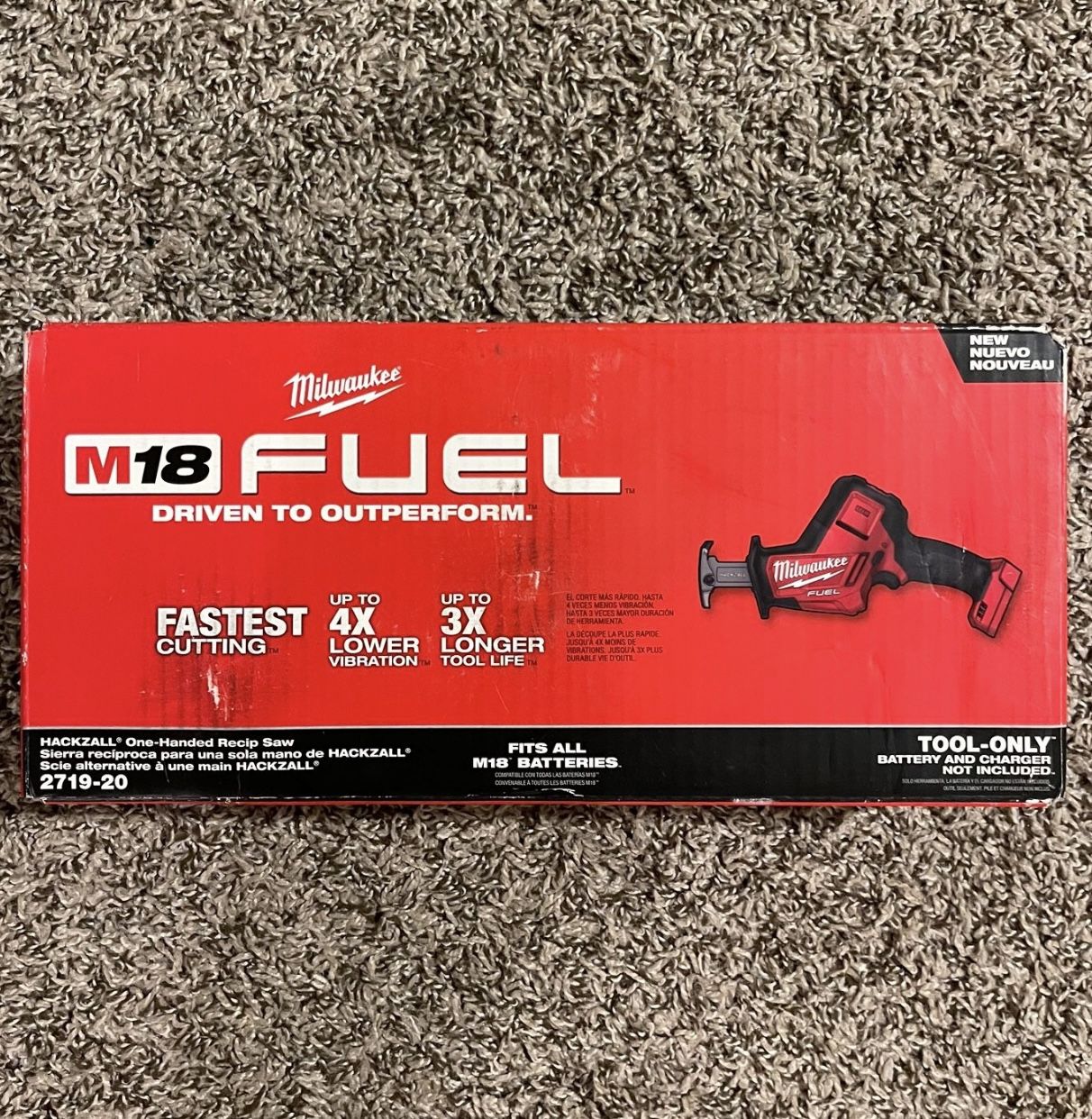 Milwaukee New Hackzall 18M Fuel Brushless