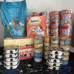 Cat Food, Wet & Dry Mix (LG)