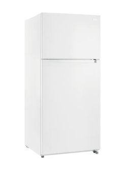 Vissani 18 cu. ft top freezer refrigerator, white