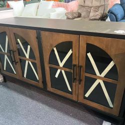 Brown Tv stand，$320