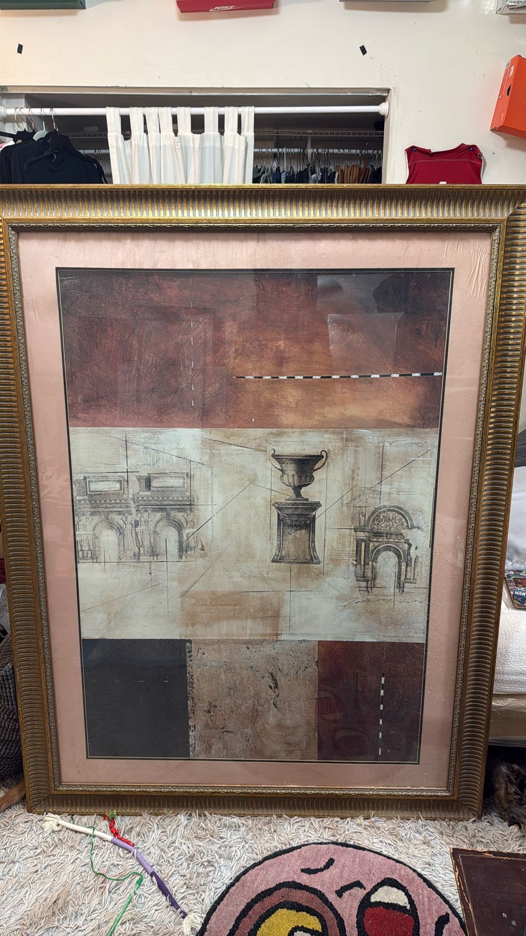 Large Artwork Framed Piece.