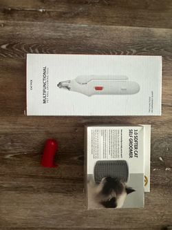 Pet Nail trimmer and cat corner self grooming, free pet tooth cleaner