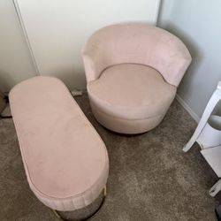 Pink Couch And Bench
