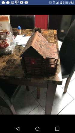 Antique cabin jewelry box