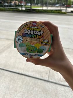 The viral mystery squishy, dumpling, tie-dye edition