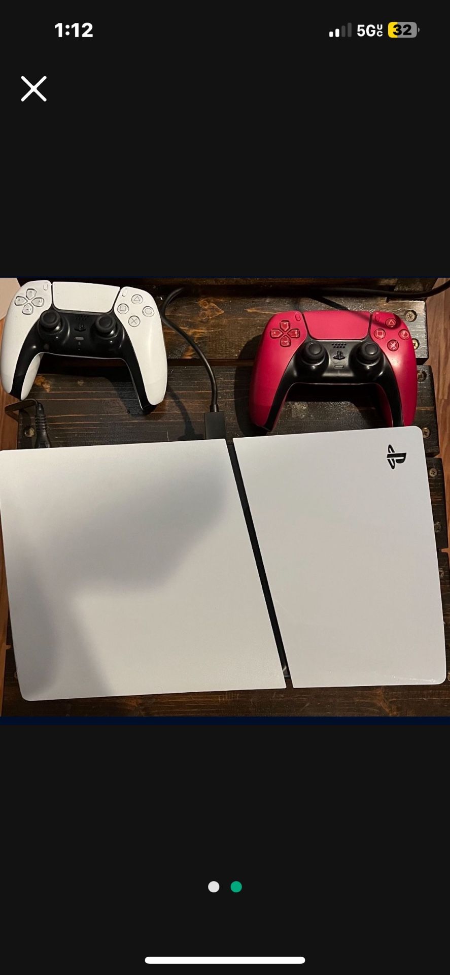 Play Station 5 Digital Edition 2 Controllers