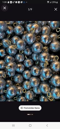 Fishing lead Weights cannon ball, pyramid, and river sinkers and bank sinkers