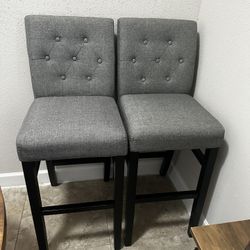 2 High Bar Stools