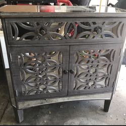 Mirrored Accent Cabinet