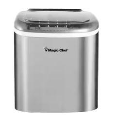 27 lbs. Bullet Ice Countertop Ice Maker in Stainless Steel