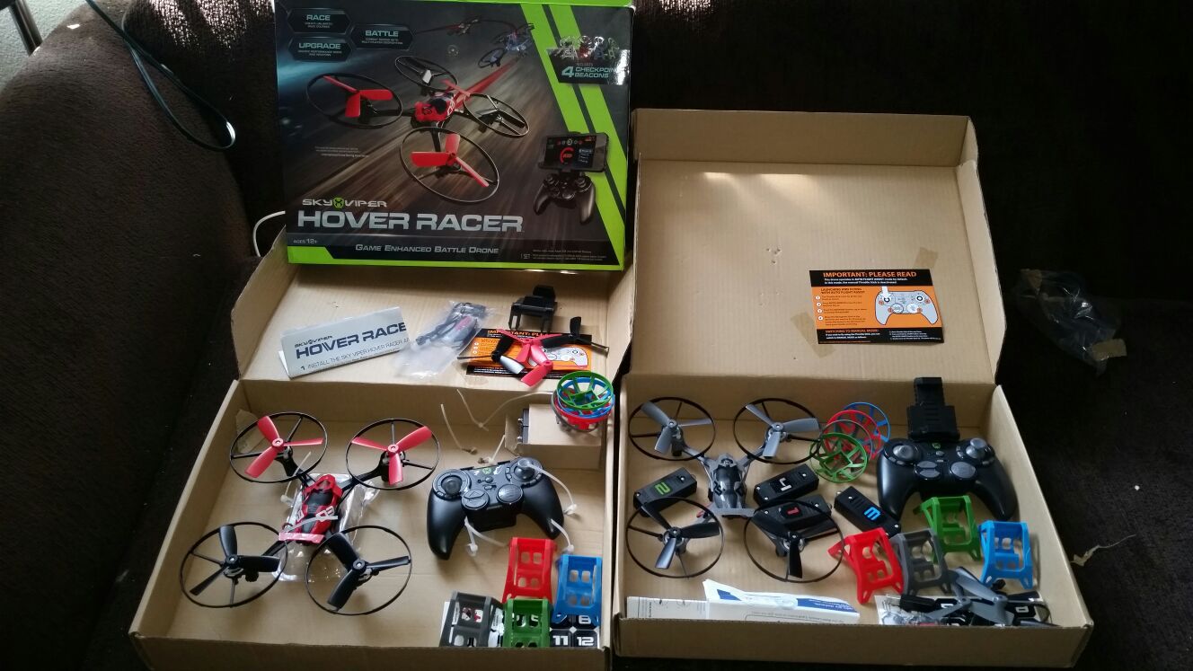 Brand new sky viper hover racer battle drones