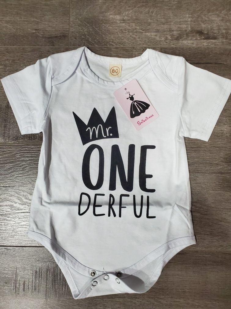 1ST BIRTHDAY(mr. onederful) onesie shirt