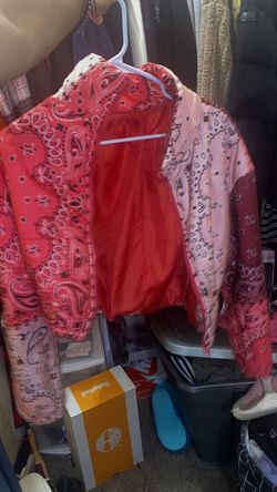 Reversible Bandana Print Puffer Jacket