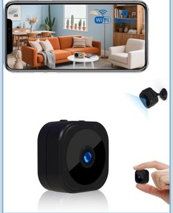 AOBOCAM Mini Security Camera 1080P WiFi Rechargeable, Night Vision Motion Detection, Bluetooth App Control, 24/7 Cycle Recording, Indoor Cam for Home,
