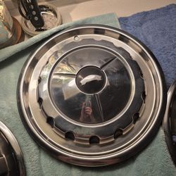 Original Hub Caps For A 1957 Chevy Bel-Air, Nomad, Or 210