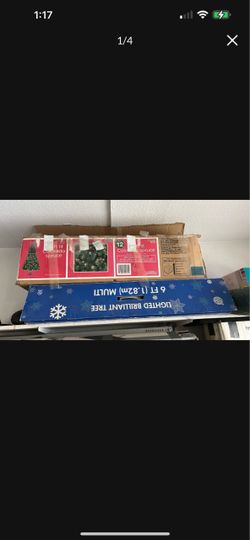 2 Christmas trees used