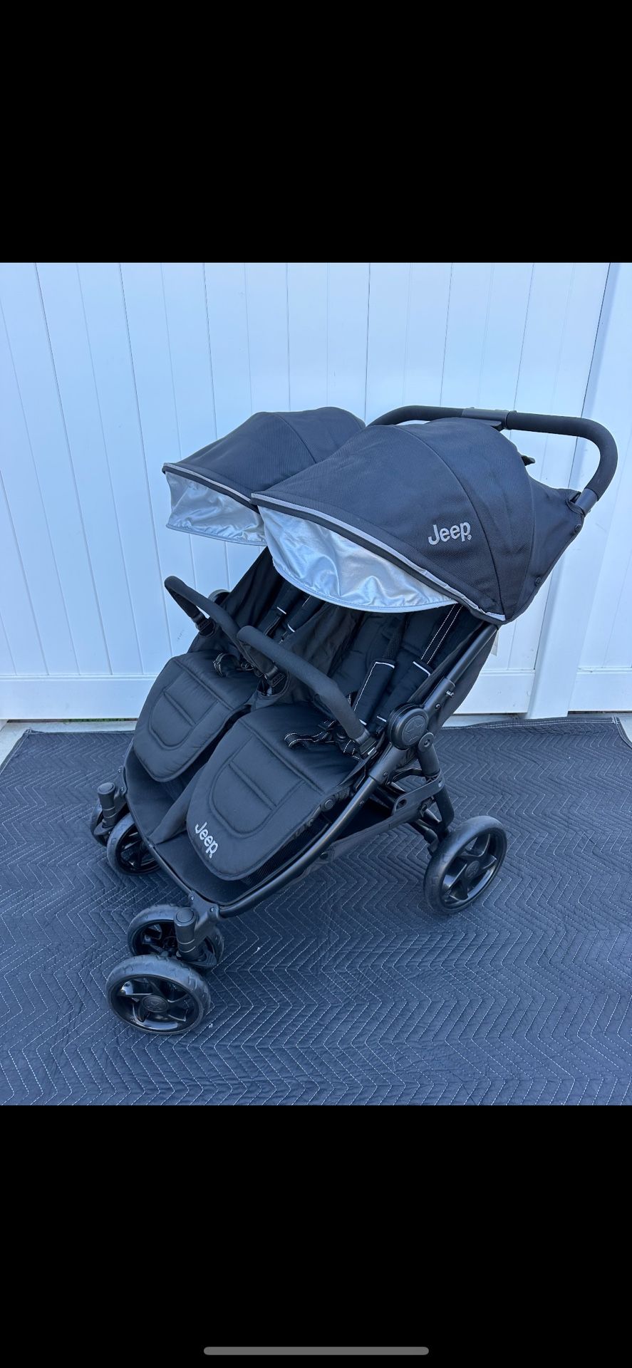 Stroller/ Jeep Destination Side By Side Double Stroller/ Kids/ Toddler/ Travel/ Twins/ Double Stroller