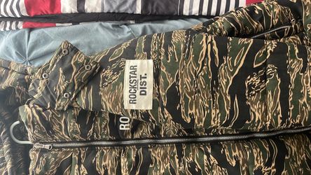 Camo rockstar puff coat size 3x