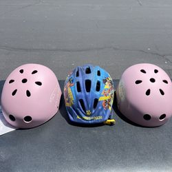 Lot Of 3 Kids Helmet Brand New Never Used
