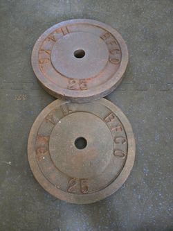 BFCO 25lb Standard 1inch Weight Plates