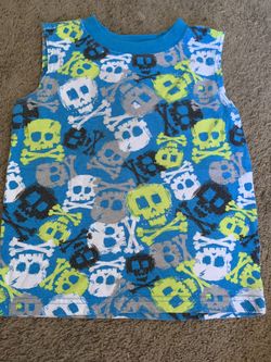 Skull tank top 4T