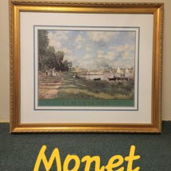 Monet Print - Very  Large Frame