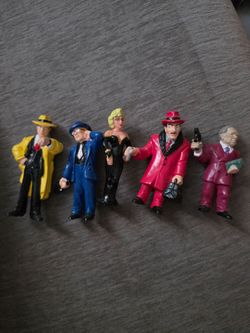 Dick Tracy Action Figures Set of 5