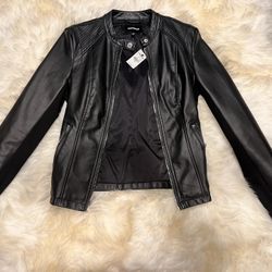 Express Faux Leather Jacket NWT Small