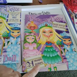 DRESS- UP DOLLS ( THE FAIRY TALE BALL).  OBO-  PICK   ⛏️ UP ONLY