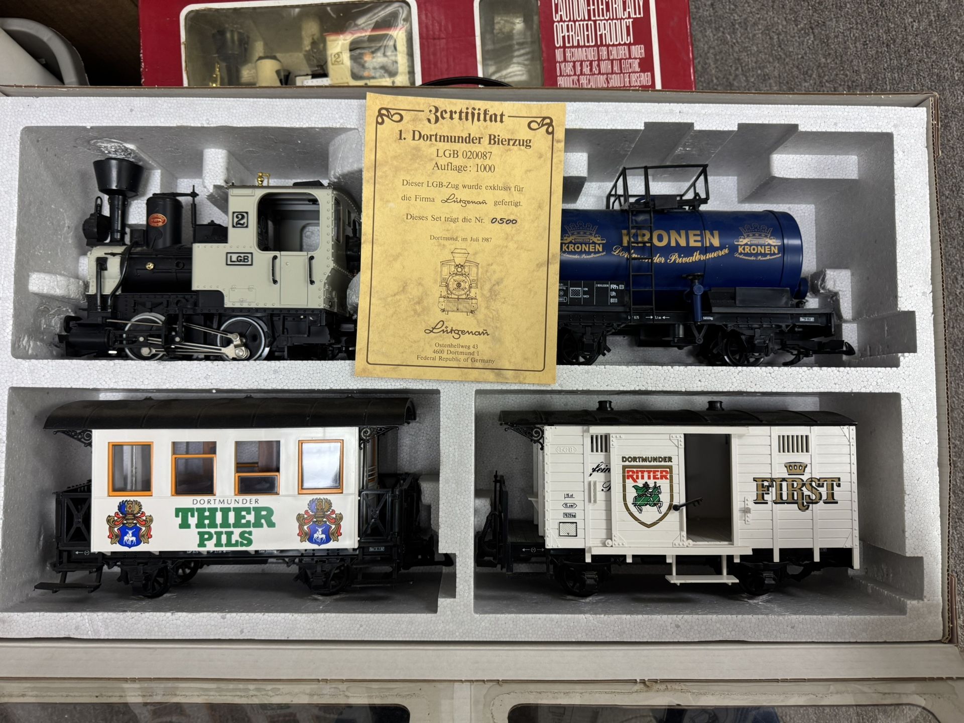 LGB Train Sets 85 And 250 Pilsner