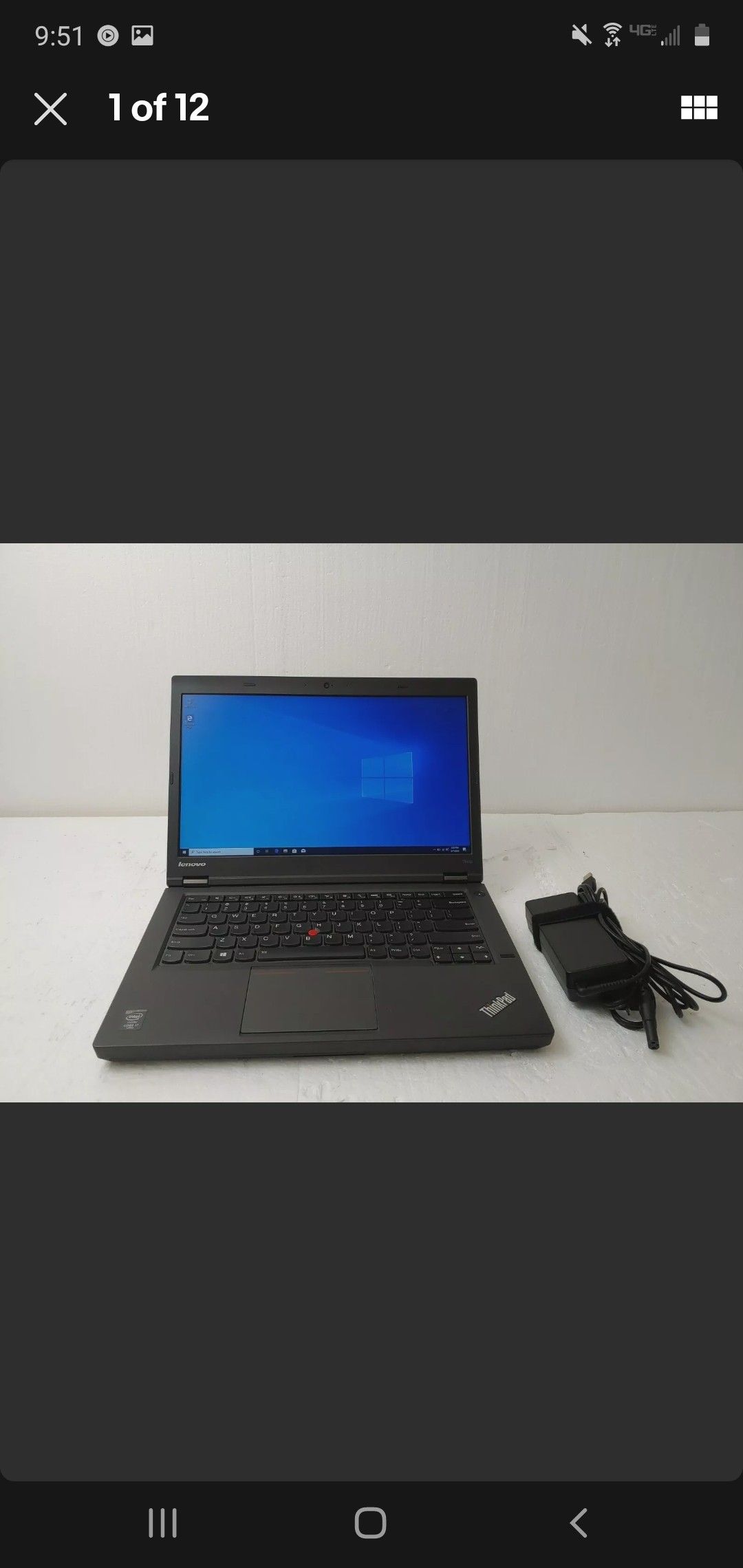 Lenovo Thinkpad T440p, 14" Core i7-4600M 2.90GHz, 8GB Ram, 240GB SSD, Win10