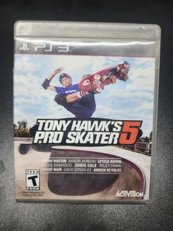 Tony Hawk's Pro Skater 5 PS3 Game Sony PlayStation 3 Activision Skateboard